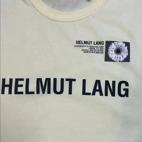 Helmut Lang Men’s Printed Cotton T-Shirt - Picture 5 of 16
